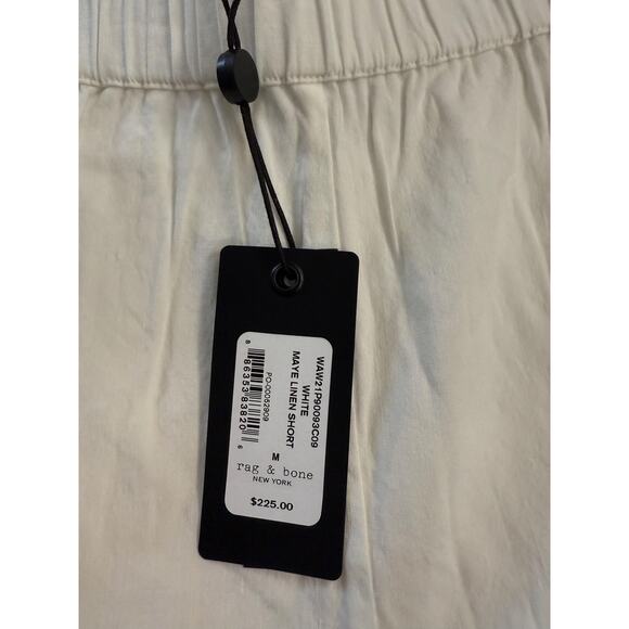 Rag & Bone Shorts Women Sz M Maye Linen Summer Casual Lightweight Pockets - Picture 3 of 8